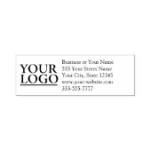 あなたのロゴ/アートDIY名アドレス電話WebサイトVs 2 セルフインキングスタンプ (デザイン)