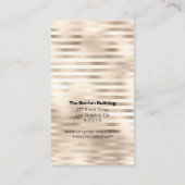 あなたのロゴ、エレガントプロフェッショナルプラチナ剥ぎ取り 名刺 (裏面)