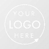 あなたのロゴ | カスタムビジネス会社ロゴのアップロード ウィンドウサイン (シート)