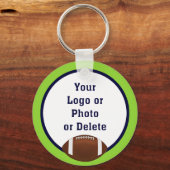 あなたのロゴ、サッカー党の好意、サッカー キーホルダー (裏面)
