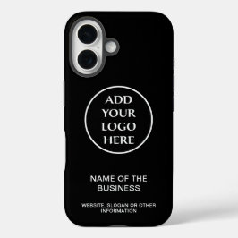 あなたのロゴ プロフェッショナル ビジネス カンパニー コーポレート iPhone 16ケース