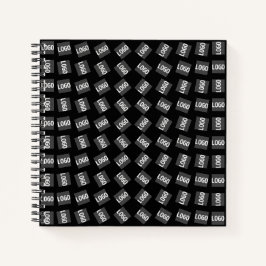 あなたのロゴ | ユニークなロゴ、デザイン、またはイメージパターン ノートブック