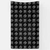 あなたのロゴ | ユニークな交互のロゴまたはデザイン 横断幕 (縦)