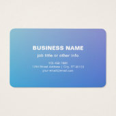 あなたのロゴ | 現代的なフェードカラーオンブレ & 白色テキスト (裏面)