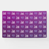 あなたのロゴ | 2つのアップロード画像またはビジネス用ロゴ 横断幕 (横)