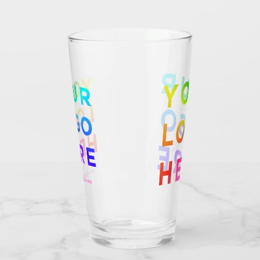 あなたのロパーソナライズされたゴビアグラス16oz任意の色 タンブラーグラス (左)