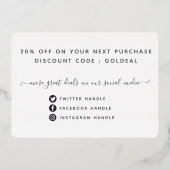 あなたのロモダンゴありが実在ありがとう 箔シーズンカード (裏面)