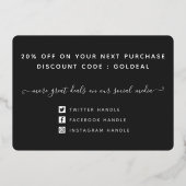 あなたのロモダンゴありが実在ありがとう 箔シーズンカード (裏面)