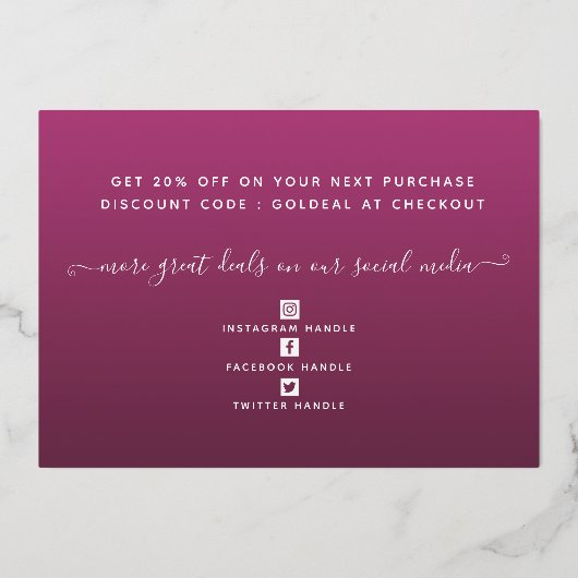 あなたのロモダンゴありが実在ありがとう 箔シーズンカード (裏面)