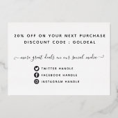 あなたのロモダンゴありが実在ありがとう 箔シーズンカード (裏面)