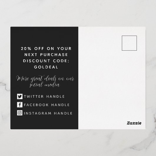 あなたのロモダンゴありが実在ありがとう 箔シーズンポストカード (裏面)