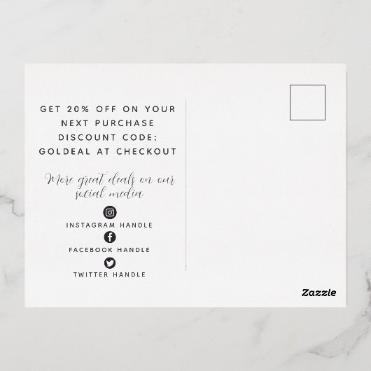 あなたのロモダンゴありが実在ありがとう 箔シーズンポストカード (裏面)