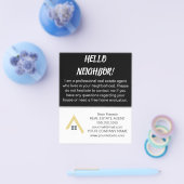 あなたのローカル不動産仲介業者実在不動産エージェントマーケティング チラシ (シングル)