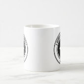 あなたのローカル吸血鬼を支えて下さい コーヒーマグカップ (中央)