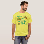 あなたのローカル穀物のキラーTシャツを支えて下さい Tシャツ (正面フル)