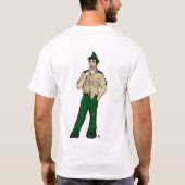 あなたのローカルDirtbagを支えて下さい Tシャツ (裏面)