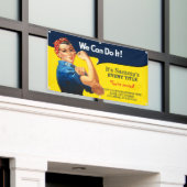 あなたのロージーパーソナライズされたパーティーの看板 横断幕 (ビルの外側)