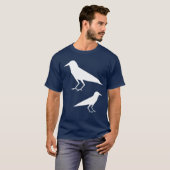 あなたのワイシャツのとがったカラス Tシャツ (正面フル)