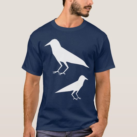 あなたのワイシャツのとがったカラス Tシャツ (正面)