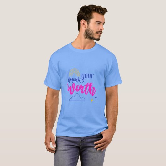 あなたのワウワースは降伏しないNVRベーシックダークTシャツ Tシャツ (正面フル)