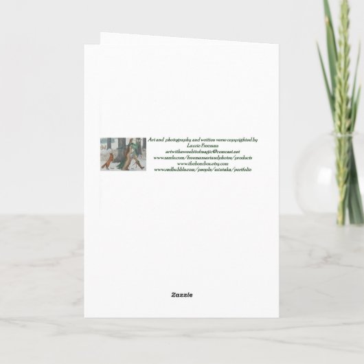 「あなたの一日が魔法で満たされますように！」 カード (裏面)