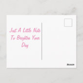 あなたの一日のハガキを明るくする – コッカースパニエル犬 ポストカード (裏面)