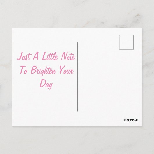 あなたの一日のハガキを明るくする – コッカースパニエル犬 ポストカード (裏面)