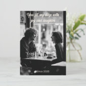 あなたの一日を喜びで満たす - パーソナライズドバレンタイン シーズンカード (スタンド正面)