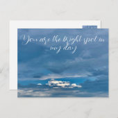 あなたの一日を輝かせる人 ポストカード (正面/裏面)