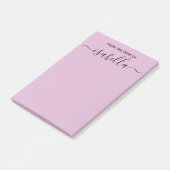 あなたの一流のエレガントなタイポグラフィの机から ポストイット (アングル)