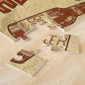 あなたの一流のカスタムのおもしろいな人の洞窟 ジグソーパズル (側面)