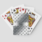 あなたの一流のダイヤモンドのプレートの鋼鉄とパーソナライズ トランプ (裏面)