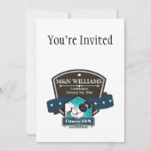 あなたの一流のフィットネスの体育館のロゴをカスタマイズ 招待状 (正面)