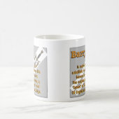 あなたの一流のマグ、起源および意味: バリー コーヒーマグカップ (中央)