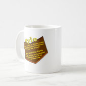 あなたの一流のマグ、起源および意味: Kyle コーヒーマグカップ (正面左)