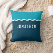 あなたの一流の海洋波 クッション (ブランケット)