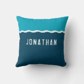 あなたの一流の海洋波 クッション (裏面)