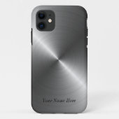 あなたの一流の鋼鉄金属の一見のiPhone 5の場合を加えて下さい Case-Mate iPhoneケース (裏面)