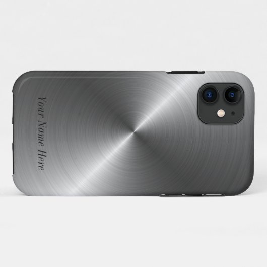 あなたの一流の鋼鉄金属の一見のiPhone 5の場合を加えて下さい Case-Mate iPhoneケース (裏面(横))