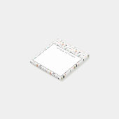 あなたの一流の|かわいい森林動物及びインドの男の子を加えて下さい ポストイット (アングル)