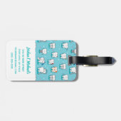 あなたの一流の|かわいい歯科パターンを加えて下さい ラゲッジタグ (裏面横)