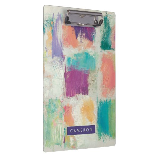 あなたの一流の|のアイスキャンデーIIの石の抽象的なプリントを加えて下さい クリップボード (右)