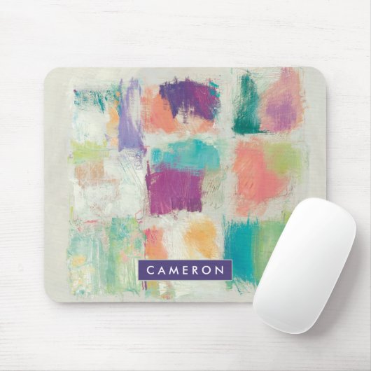 あなたの一流の|のアイスキャンデーIIの石の抽象的なプリントを加えて下さい マウスパッド (マウス)