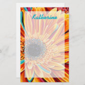 あなたの一流の|のカラー・バーストをII加えて下さい 便箋 (正面/裏面)