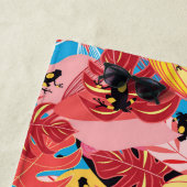 あなたの一流の|のジャングルのカエルを加えて下さい ビーチタオル (インサイチュ)