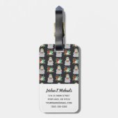 あなたの一流の|のスイカの怠惰パターンを加えて下さい ラゲッジタグ (裏面縦)