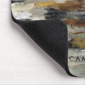 あなたの一流の|のニュートラルの抽象芸術の灰色のプリントを加えて下さい マウスパッド (コーナー)