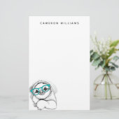 あなたの一流の|のヒップスターの怠惰を加えて下さい 便箋 (スタンド正面)