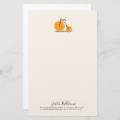 あなたの一流の|のビタミン| Florent Bodartを加えて下さい 便箋 (正面/裏面)