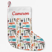 あなたの一流の|のヘアーケアパターンを加えて下さい スモールクリスマスストッキング (正面)